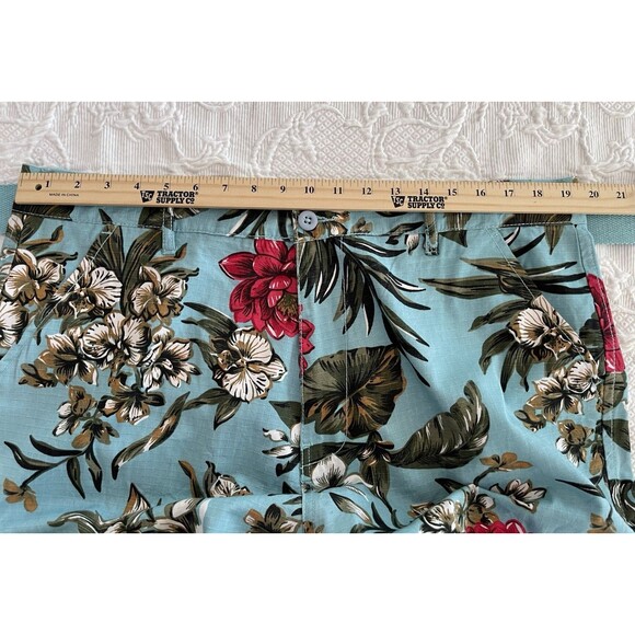 Another Hype Piece AHP Tropical Floral Cargo Shorts Hawaii Mens Size 38 - Picture 9 of 14